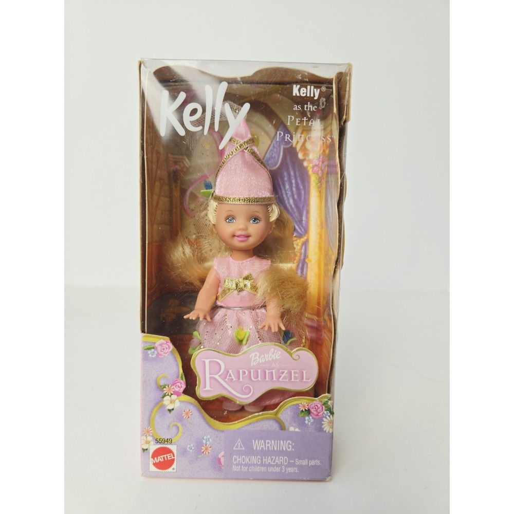 Mattel Barbie Kelly doll Rapunzel Petal Princess